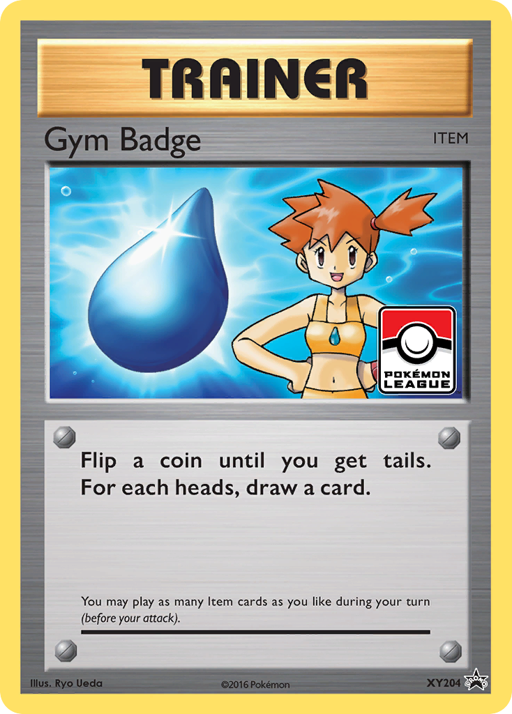 Gym Badge XY204/211 Promo | XY Black Star Promos | Pokemon Card