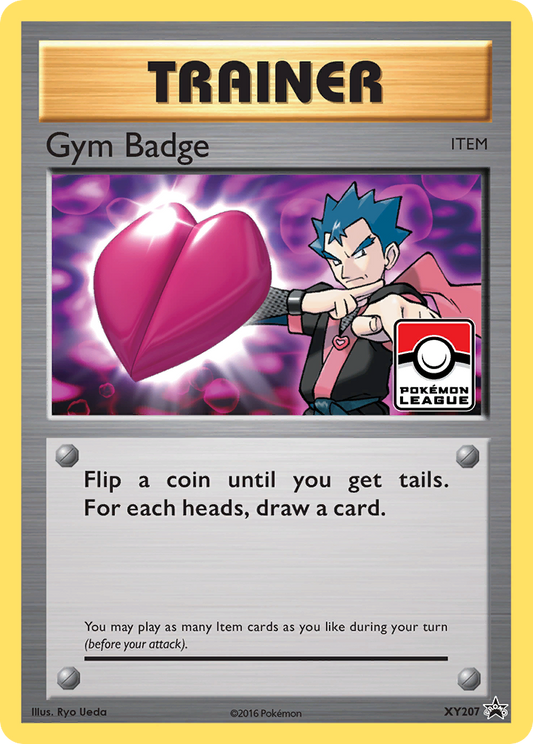 Gym Badge XY207/211 Promo | XY Black Star Promos | Pokemon Card