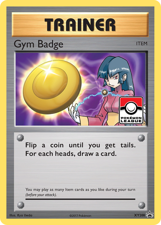 Gym Badge XY208/211 Promo | XY Black Star Promos | Pokemon Card