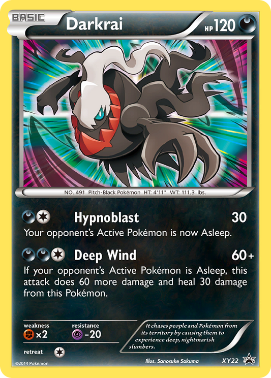 Darkrai XY22/211 Promo | XY Black Star Promos | Pokemon Card