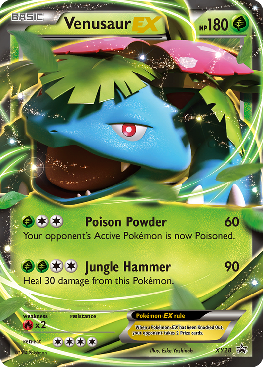 Venusaur-EX XY28/211 Promo | XY Black Star Promos | Pokemon Card