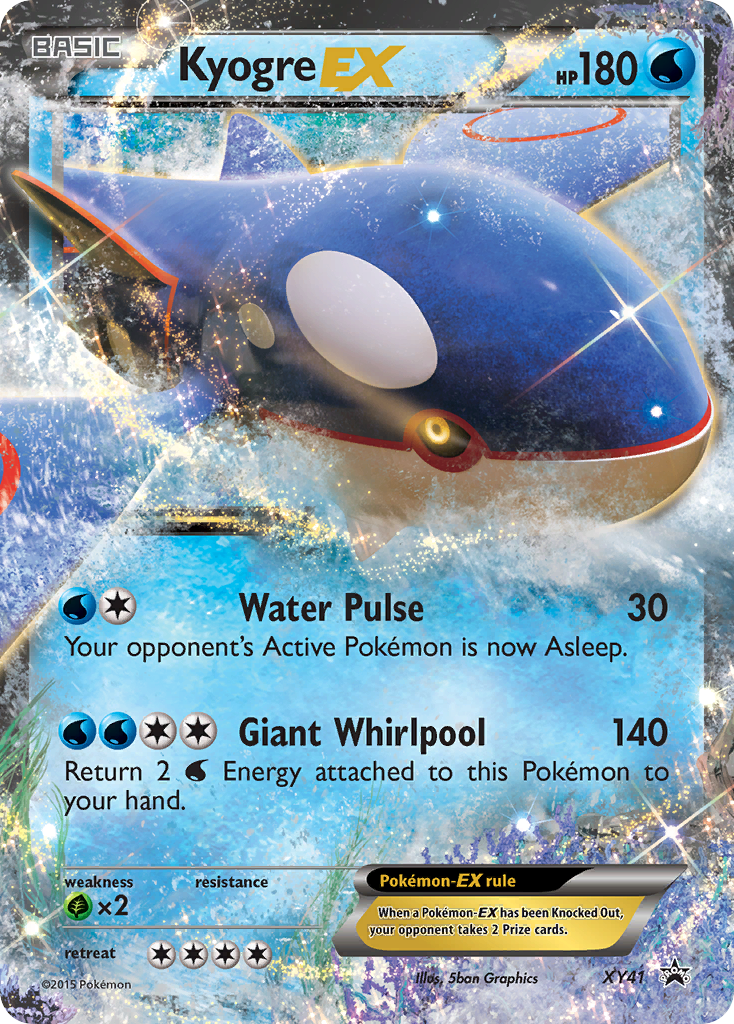 Kyogre-EX XY41/211 Promo | XY Black Star Promos | Pokemon Card