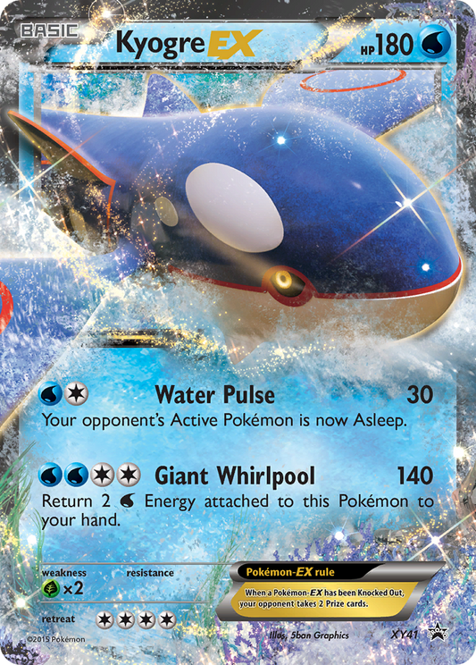 Kyogre-EX XY41/211 Promo | XY Black Star Promos | Pokemon Card