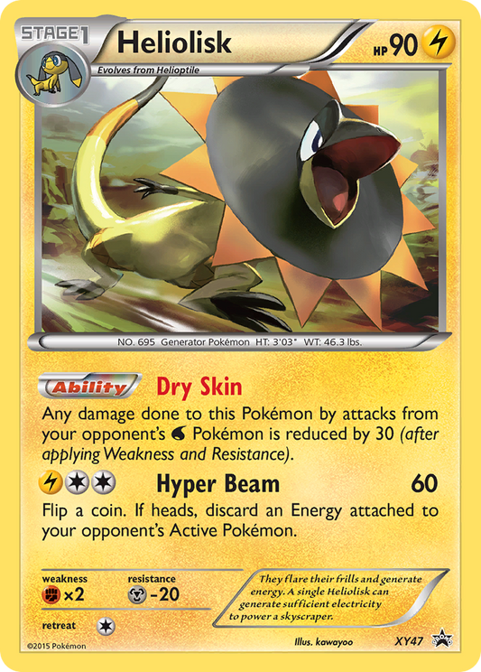 Heliolisk XY47/211 Promo | XY Black Star Promos | Pokemon Card