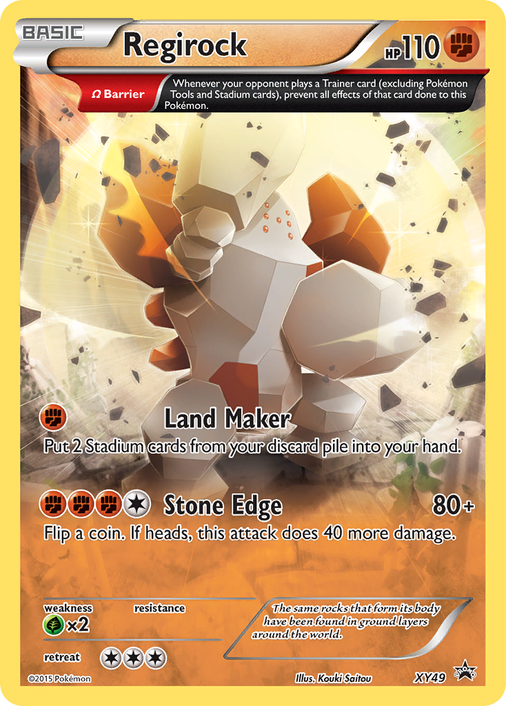Regirock XY49/211 Promo | XY Black Star Promos | Pokemon Card