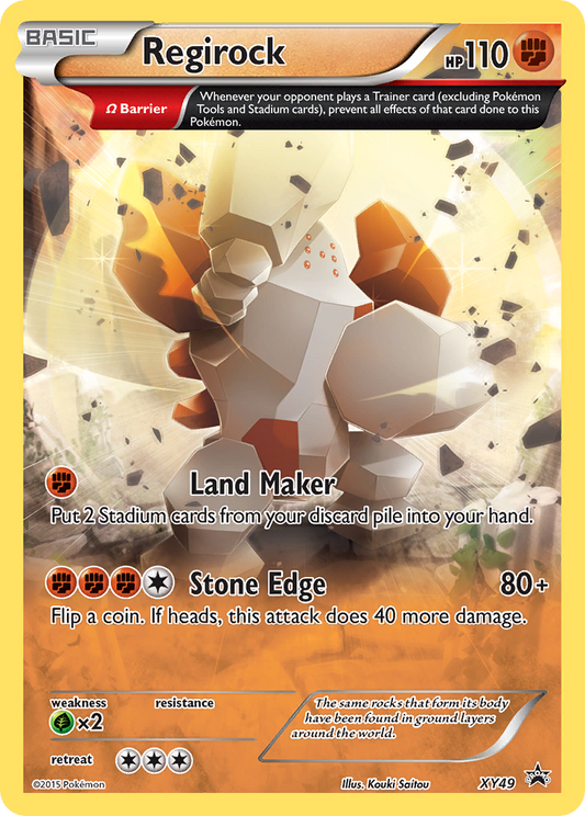 Regirock XY49/211 Promo | XY Black Star Promos | Pokemon Card