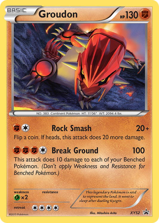 Groudon XY52/211 Promo | XY Black Star Promos | Pokemon Card