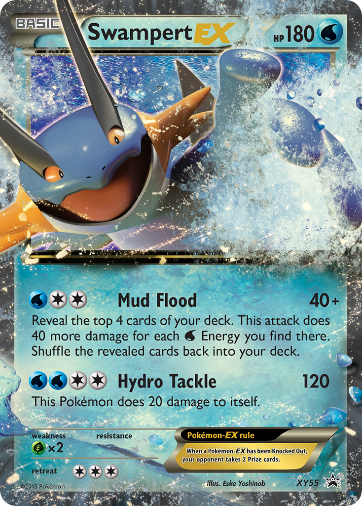 Swampert-EX XY55/211 Promo | XY Black Star Promos | Pokemon Card