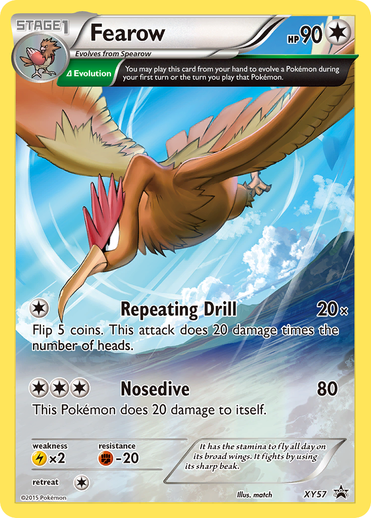 Fearow XY57/211 Promo | XY Black Star Promos | Pokemon Card