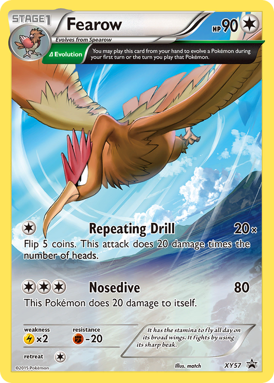 Fearow XY57/211 Promo | XY Black Star Promos | Pokemon Card
