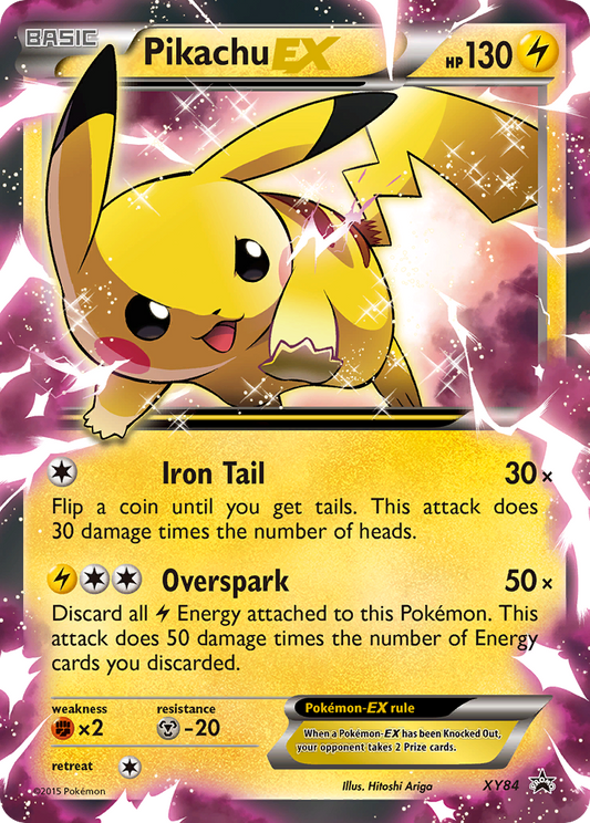 Pikachu-EX XY84/211 Promo | XY Black Star Promos | Pokemon Card