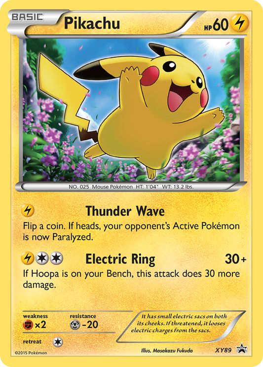 Pikachu XY89/211 Promo | XY Black Star Promos | Pokemon Card