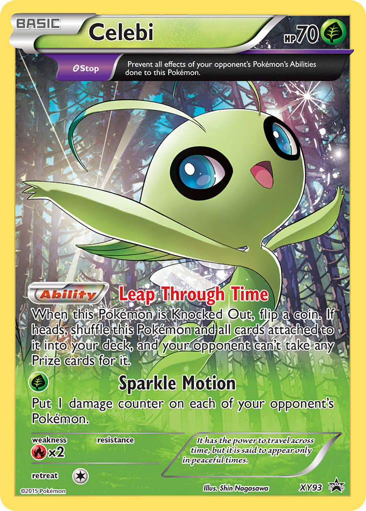 Celebi XY93/211 Promo | XY Black Star Promos | Pokemon Card