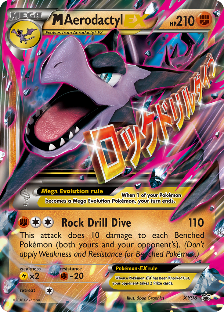 M Aerodactyl-EX XY98/211 Promo | XY Black Star Promos | Pokemon Card