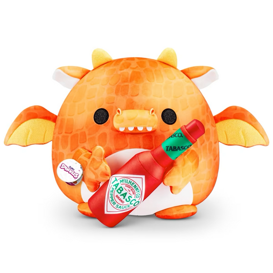 Tabasco Dragon ~ Zuru Snackles Plush Super Size 14"
