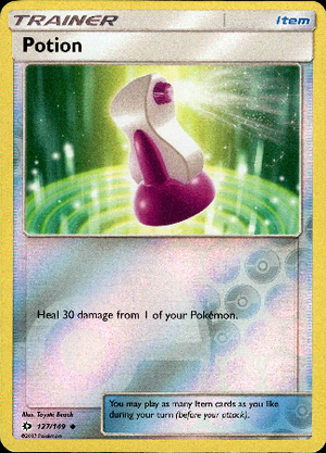 Potion 127/149 Reverse Holo | Sun & Moon | Pokemon Card