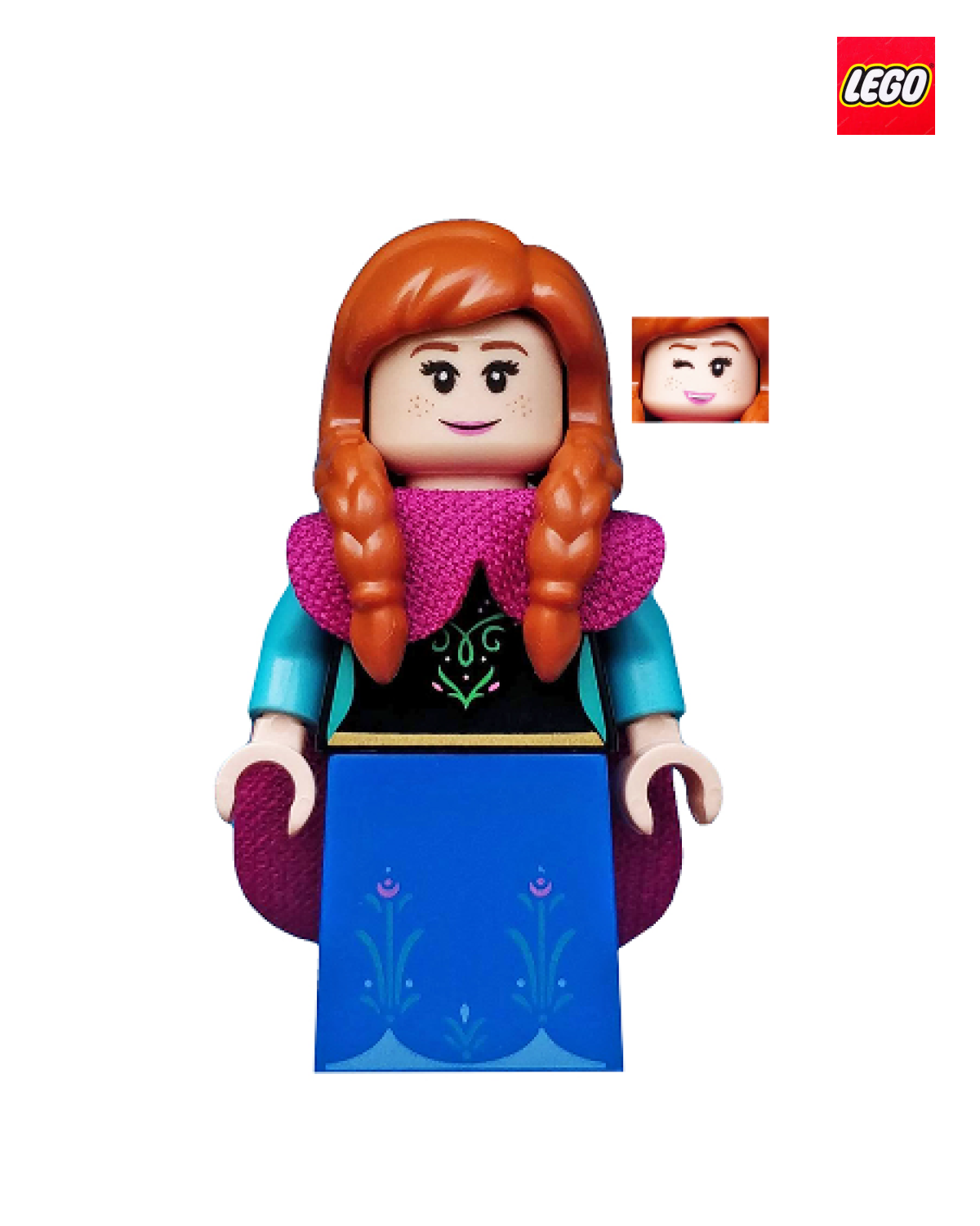 Anna | Disney Series 2 | LEGO Minifigure | Disney Series 2 | LEGO Minifigure