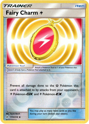 Fairy Charm Lightning 172/214 Reverse Holo | Unbroken Bonds | Pokemon Card