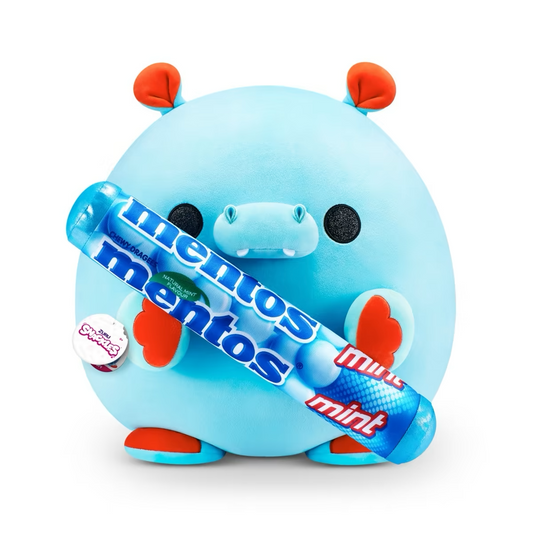 Mentos Hippo ~ Zuru Snackles Plush Super Size 14"