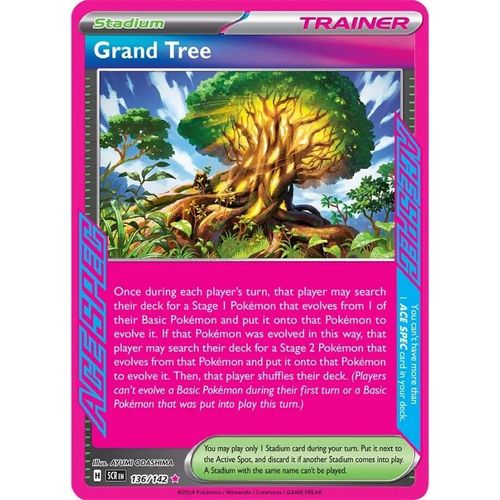 Grand Tree 136/142 Reverse Holo | Stellar Crown | Pokemon Card