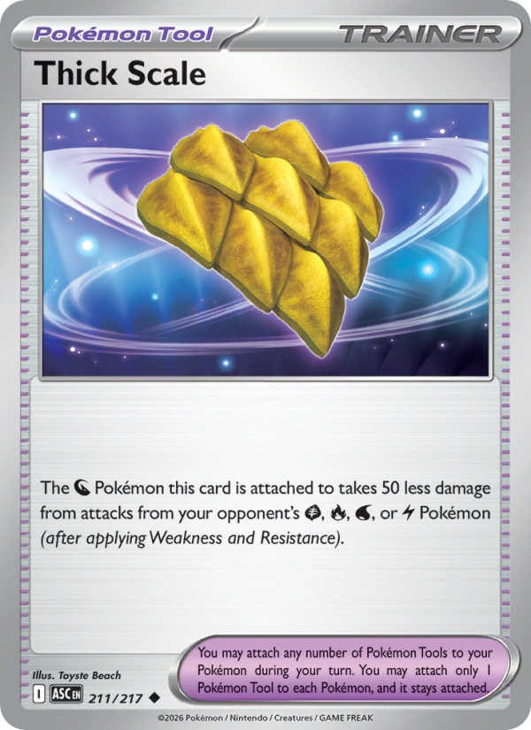 Thick Scale 211/217 Uncommon | Ascended Heroes | Pokemon Card