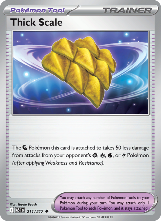 Thick Scale 211/217 Uncommon | Ascended Heroes | Pokemon Card