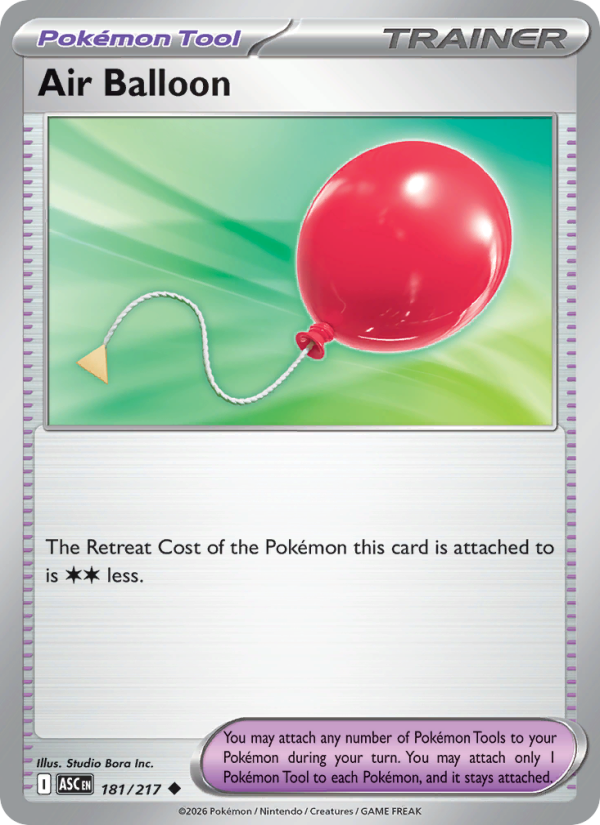 Air Balloon 181/217 Uncommon | Ascended Heroes | Pokemon Card