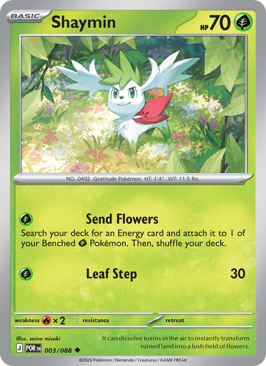 Shaymin 3/88 Uncommon | Perfect Order | Pokemon Card