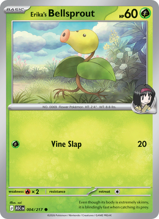 Erika's Bellsprout 4/217 Common | Ascended Heroes | Pokemon Card