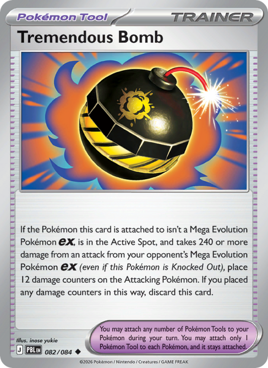 Tremendous Bomb 82/84 Uncommon | Pitch Black | Pokemon Card