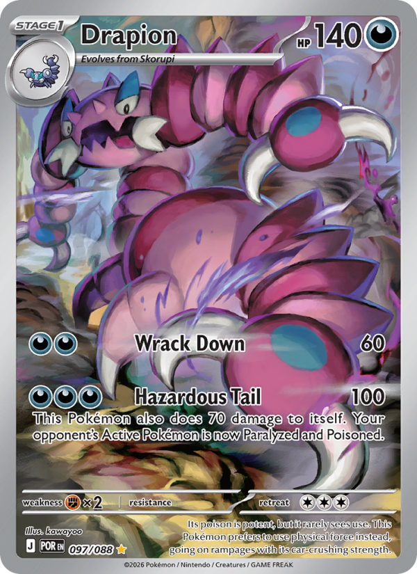 Drapion 97/88 Illustration Rare | Perfect Order | Pokemon Card