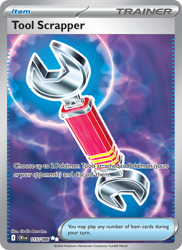 Tool Scrapper 115/86 Ultra Rare | Chaos Rising | Pokemon Card