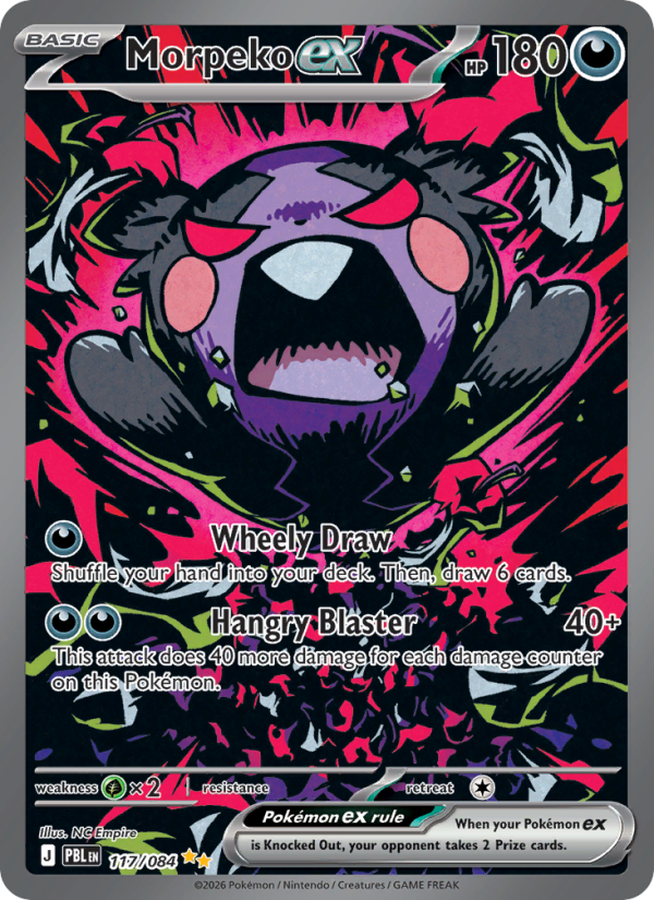 Morpeko ex 117/84 Special Illustration Rare | Pitch Black | Pokemon Card