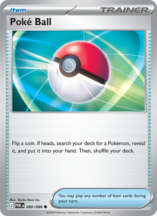 Poké Ball 80/88 Common | Perfect Order | Pokemon Card