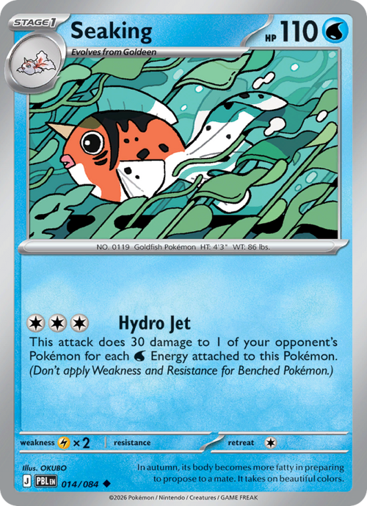 Seaking 14/84 Uncommon | Pitch Black | Pokemon Card