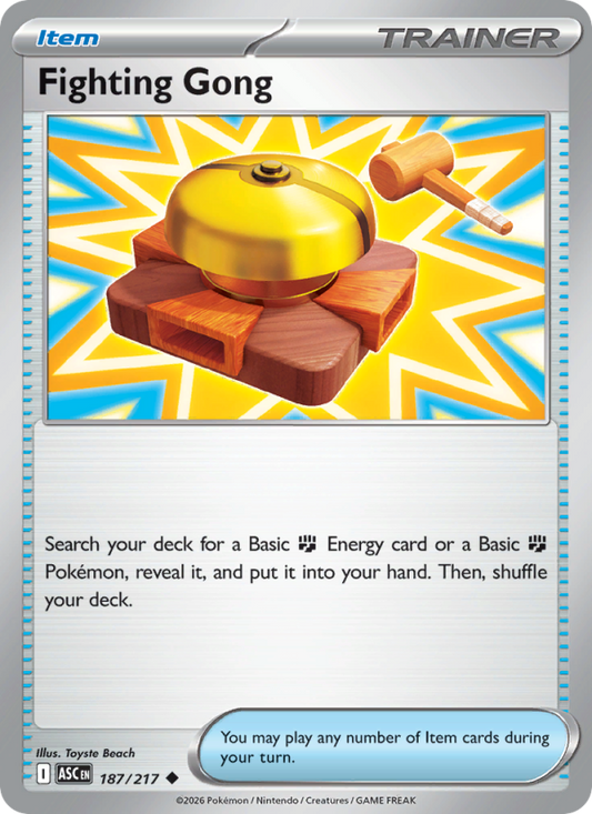 Fighting Gong 187/217 Uncommon | Ascended Heroes | Pokemon Card