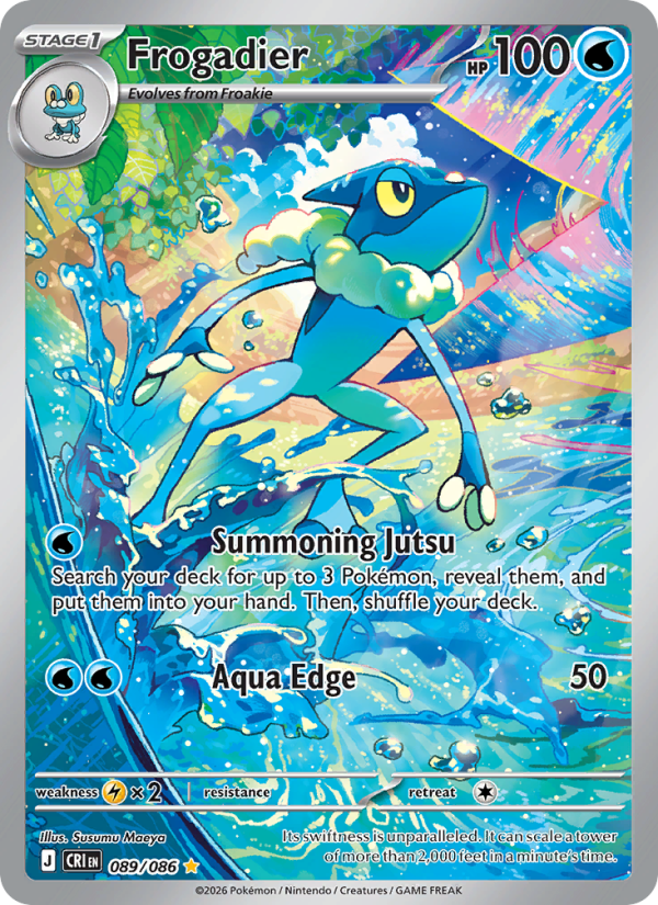 Frogadier 89/86 Illustration Rare | Chaos Rising | Pokemon Card