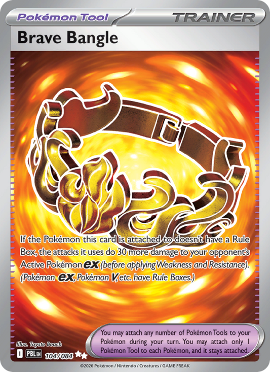 Brave Bangle 104/84 Ultra Rare | Pitch Black | Pokemon Card