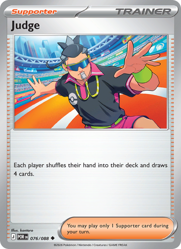 Judge 76/88 Uncommon | Perfect Order | Pokemon Card