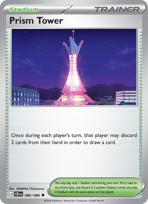 Prism Tower 80/86 Uncommon | Chaos Rising | Pokemon Card