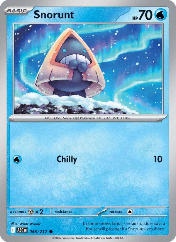 Snorunt 46/217 Common | Ascended Heroes | Pokemon Card