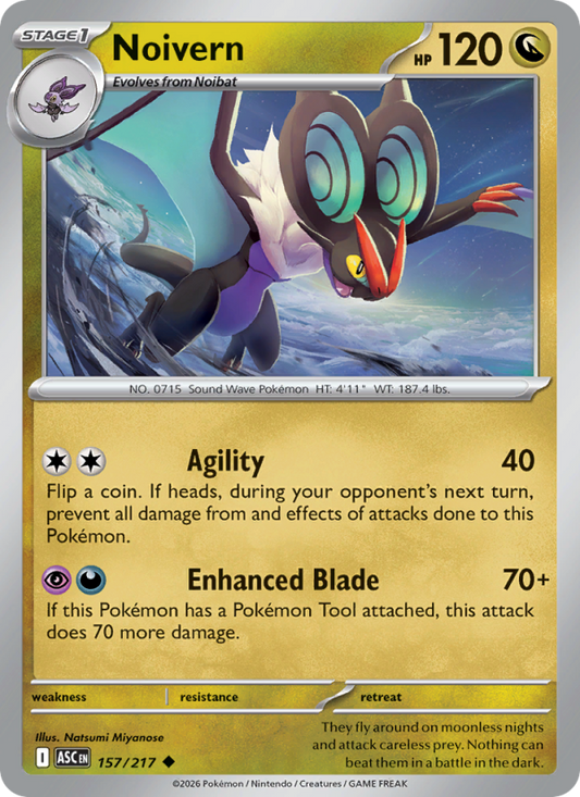 Noivern 157/217 Uncommon | Ascended Heroes | Pokemon Card