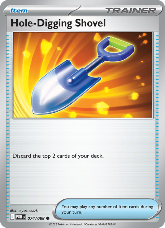 Hole-Digging Shovel 74/88 Common | Perfect Order | Pokemon Card