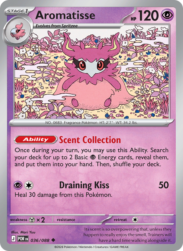 Aromatisse 36/88 Uncommon | Perfect Order | Pokemon Card