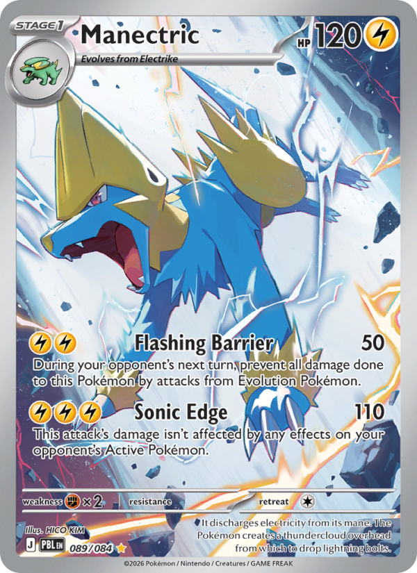 Manectric 89/84 Illustration Rare | Pitch Black | Pokemon Card