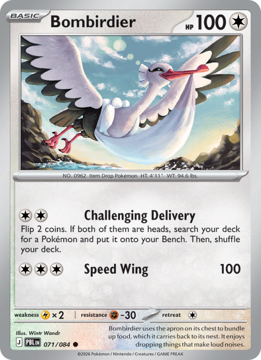Bombirdier 71/84 Common | Pitch Black | Pokemon Card