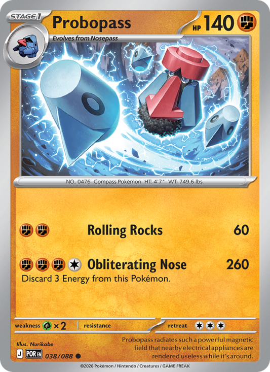 Probopass 38/88 Common | Perfect Order | Pokemon Card