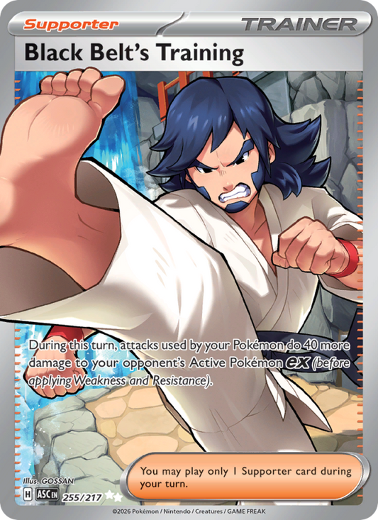 Black Belt's Training 255/217 Ultra Rare | Ascended Heroes | Pokemon Card