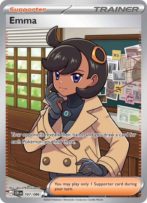 Emma 107/86 Ultra Rare | Chaos Rising | Pokemon Card