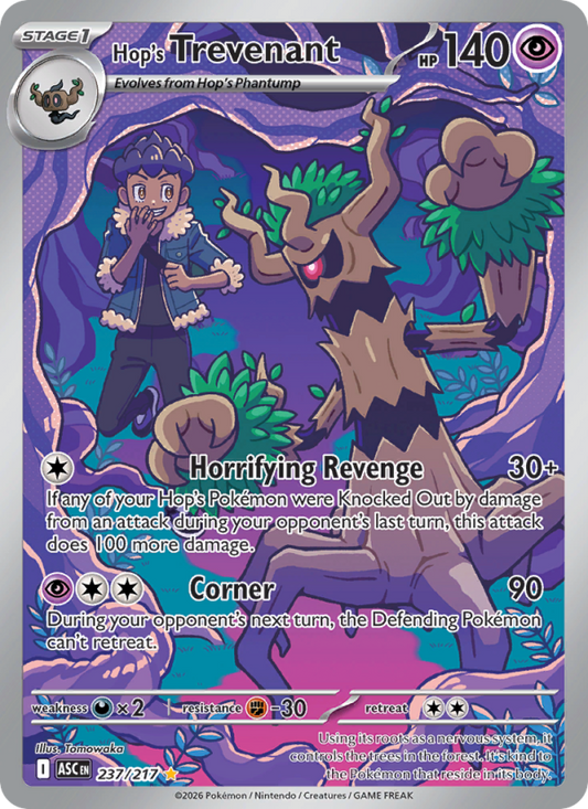 Hop's Trevenant 237/217 Illustration Rare | Ascended Heroes | Pokemon Card